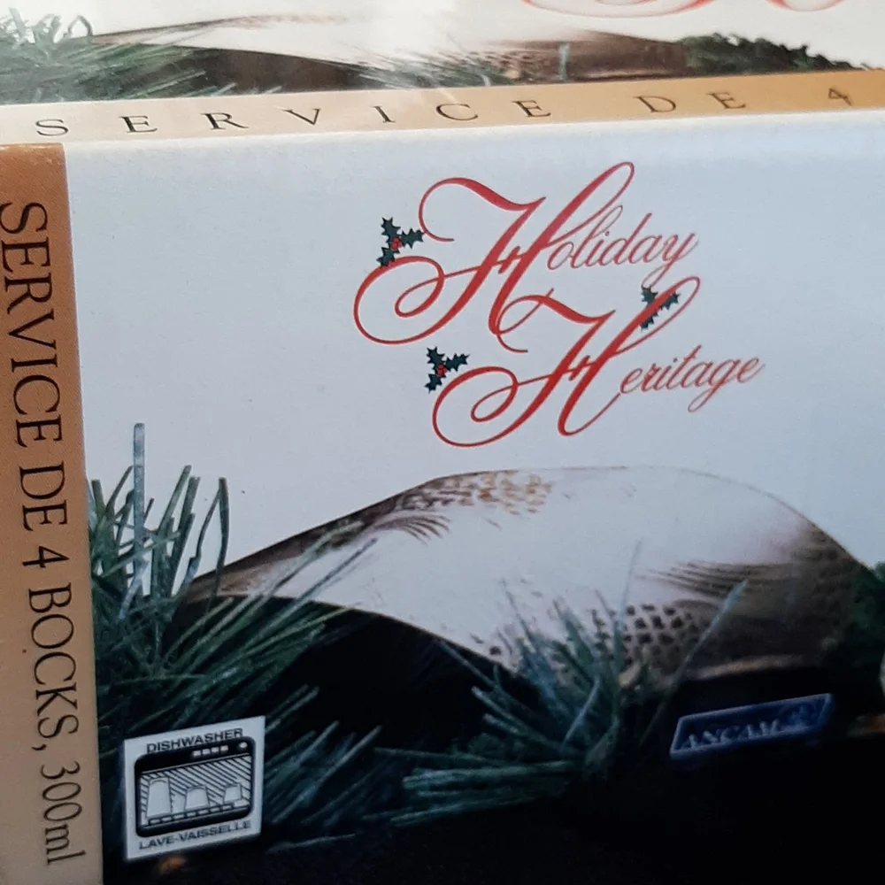 Vintage holiday mug set never opened - Picture 4 of 4